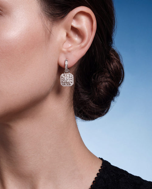 Diamond Long Earrings