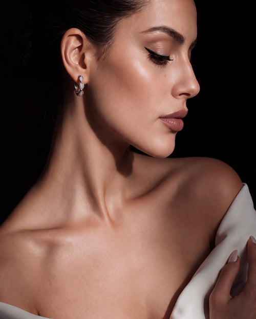 Diamond Long Earring