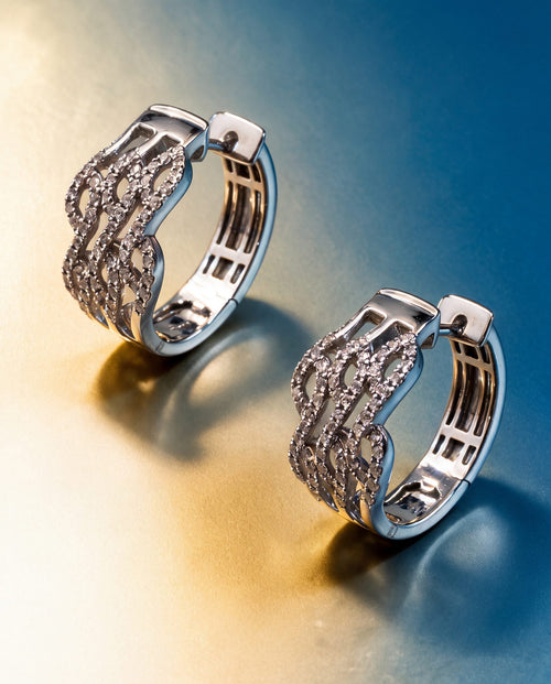 Diamond Long Earrings