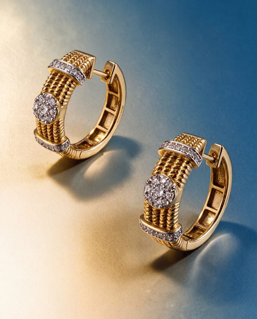 Diamond Long Earrings