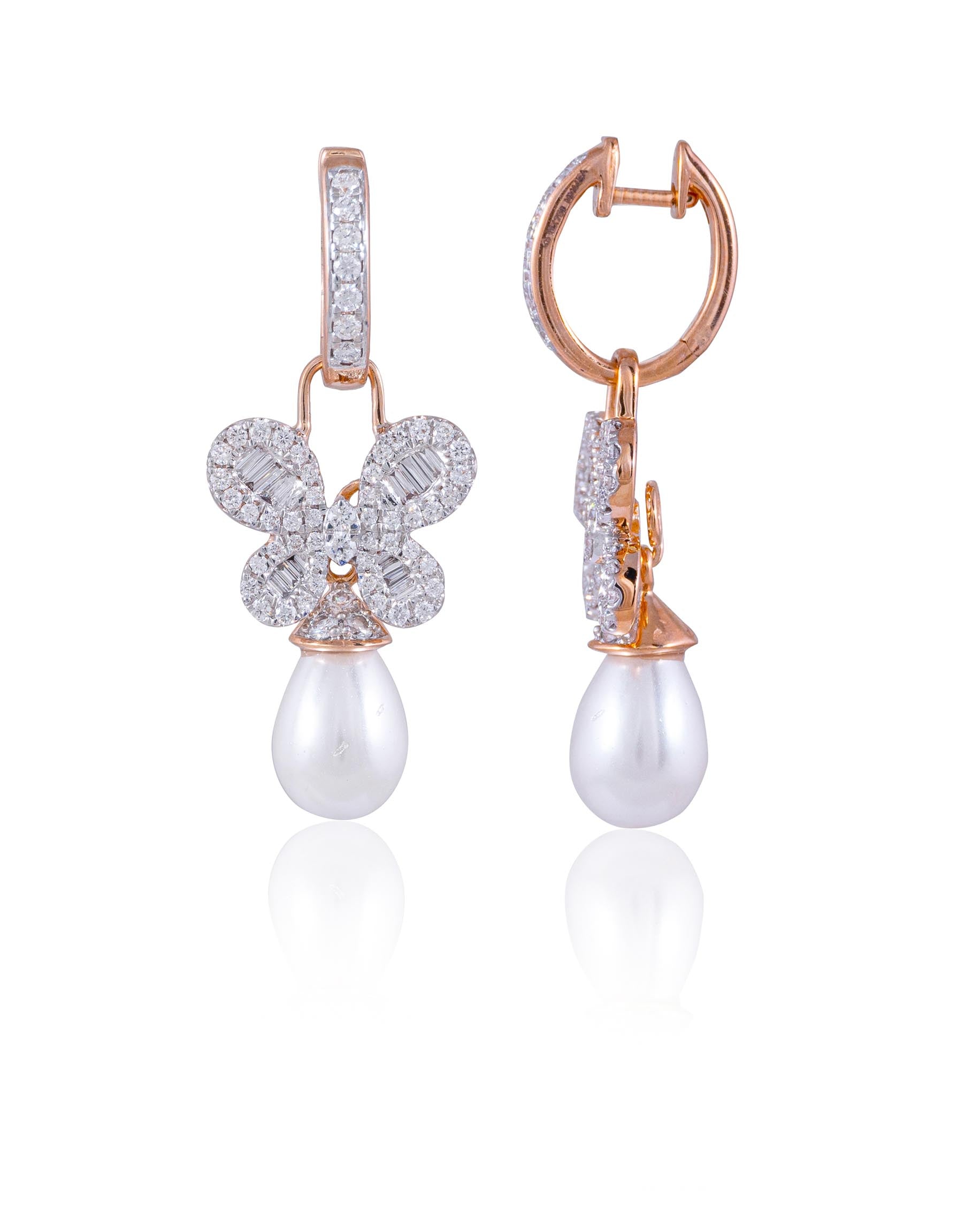 Diamond Long Earring