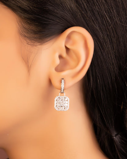 Diamond Long Earrings