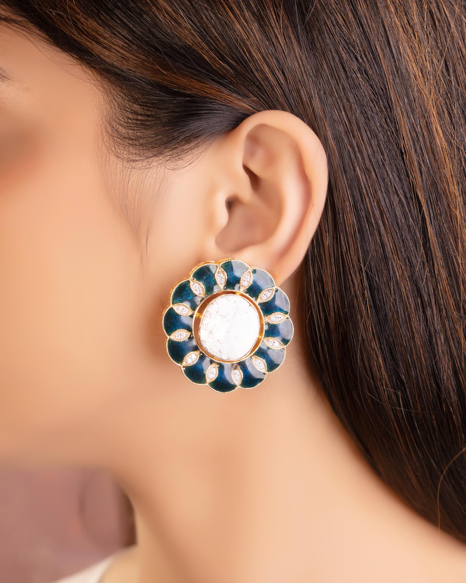 Aastha Polki And Diamond Tops