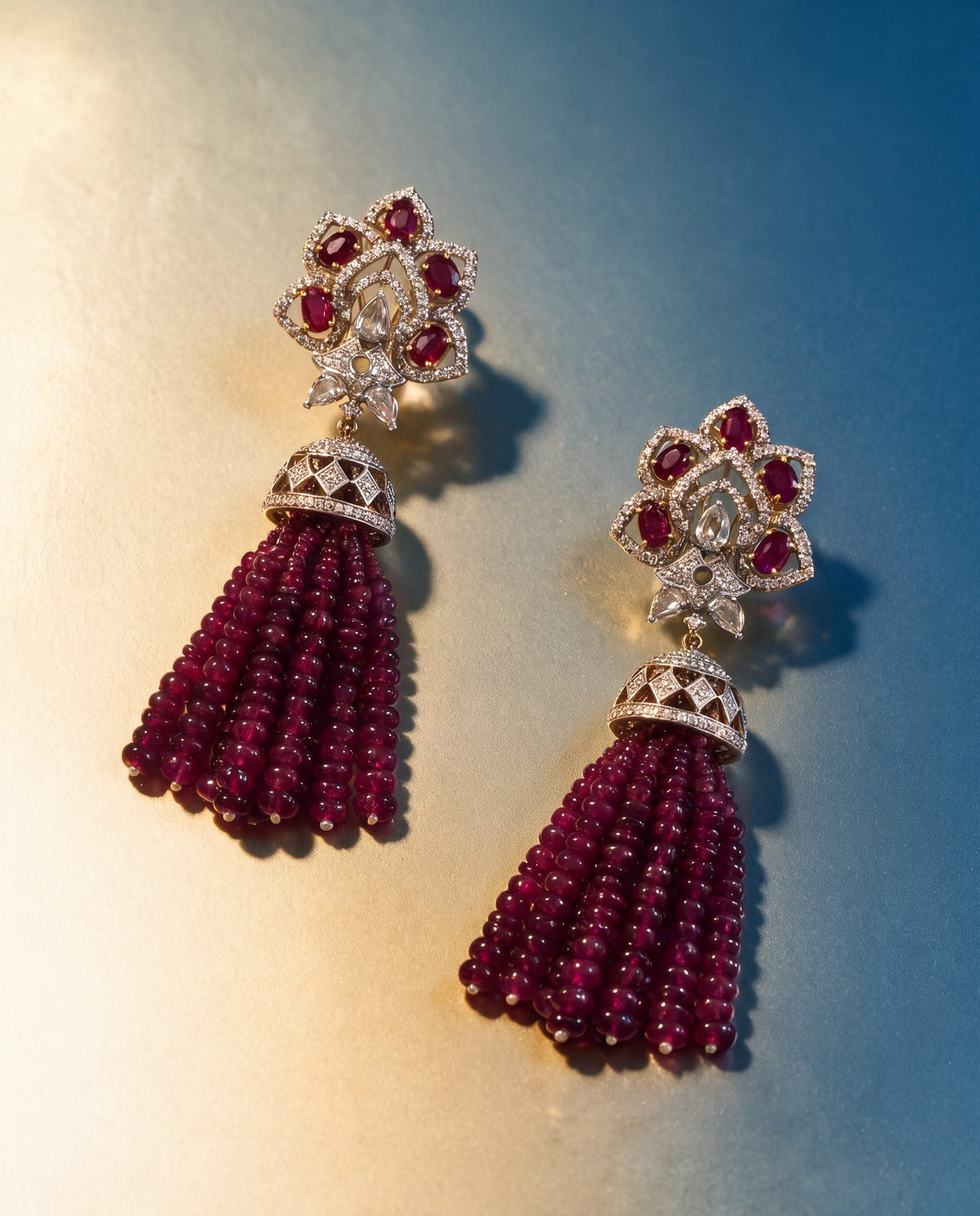 Diamond Long Earrings