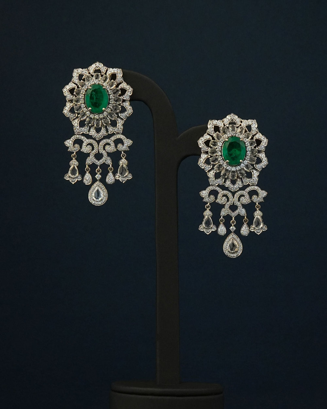 Shirin Diamond Long Earrings - NO ORDERS