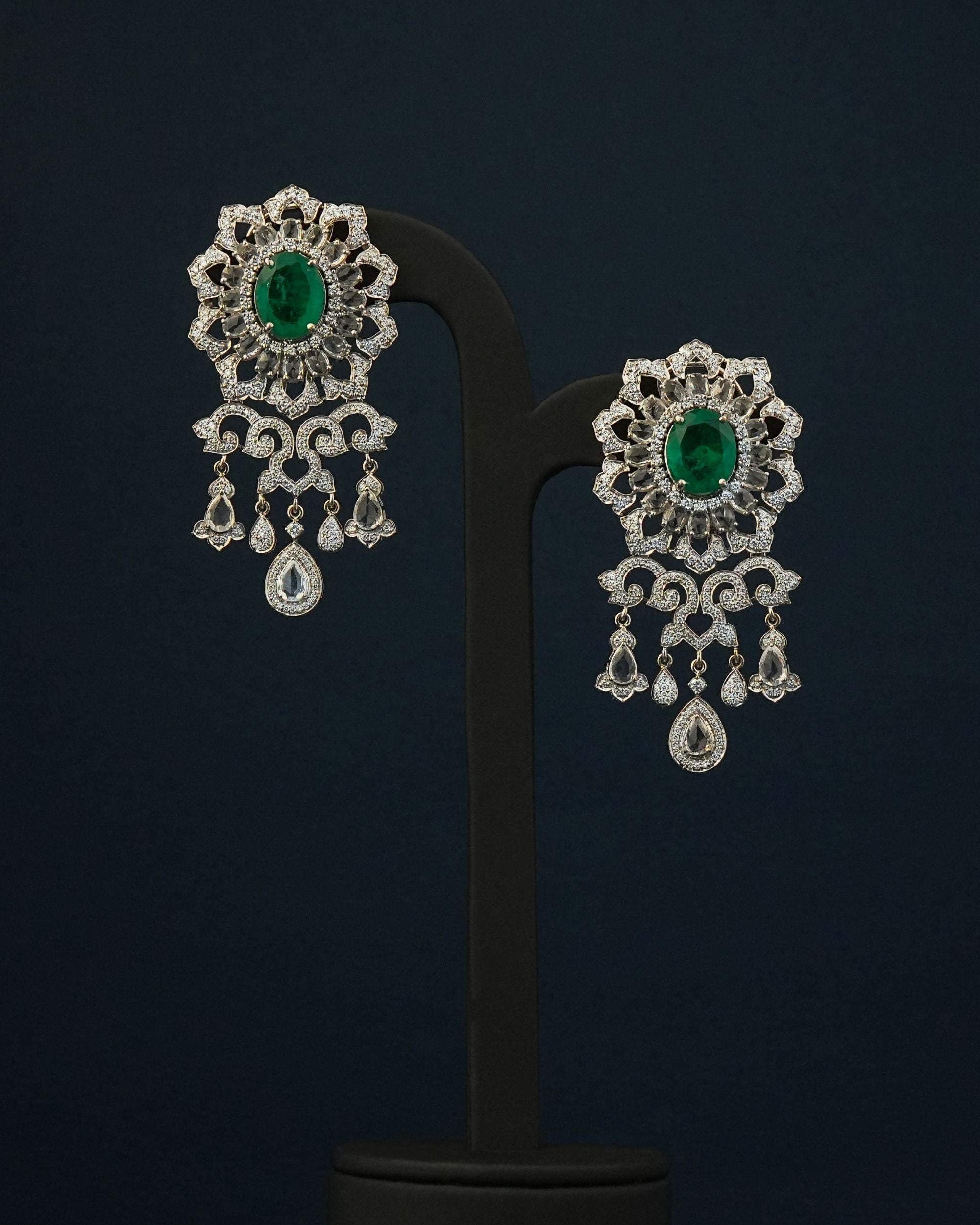 Shirin Diamond Long Earrings - NO ORDERS