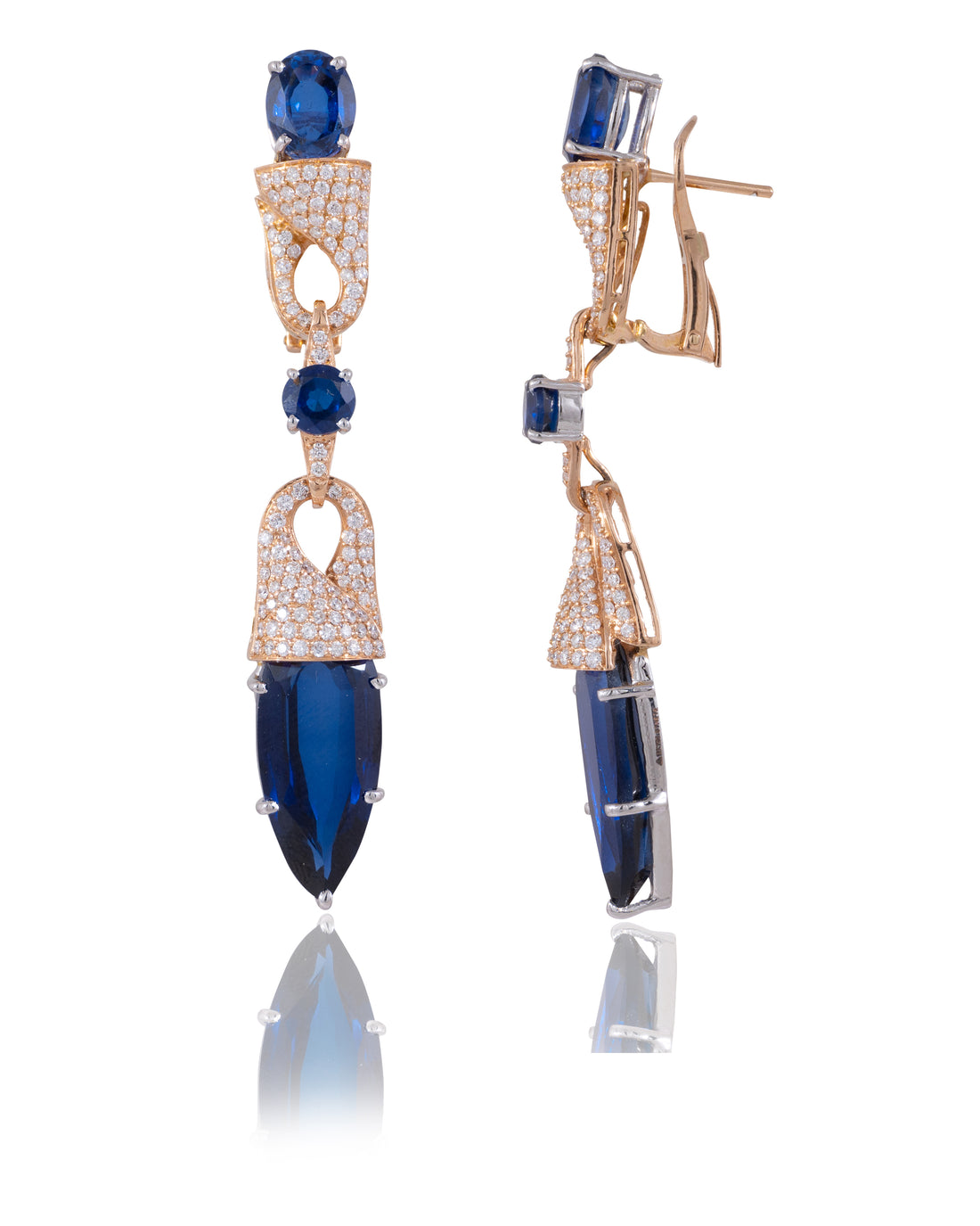 Hemakshi Diamond Long Earrings