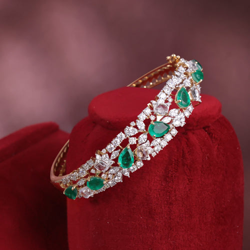 Emerald Diamond Bracelet