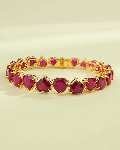 Kashish Ruby Loose Bracelet