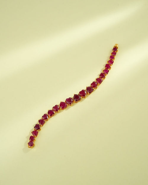 Kashish Ruby Loose Bracelet