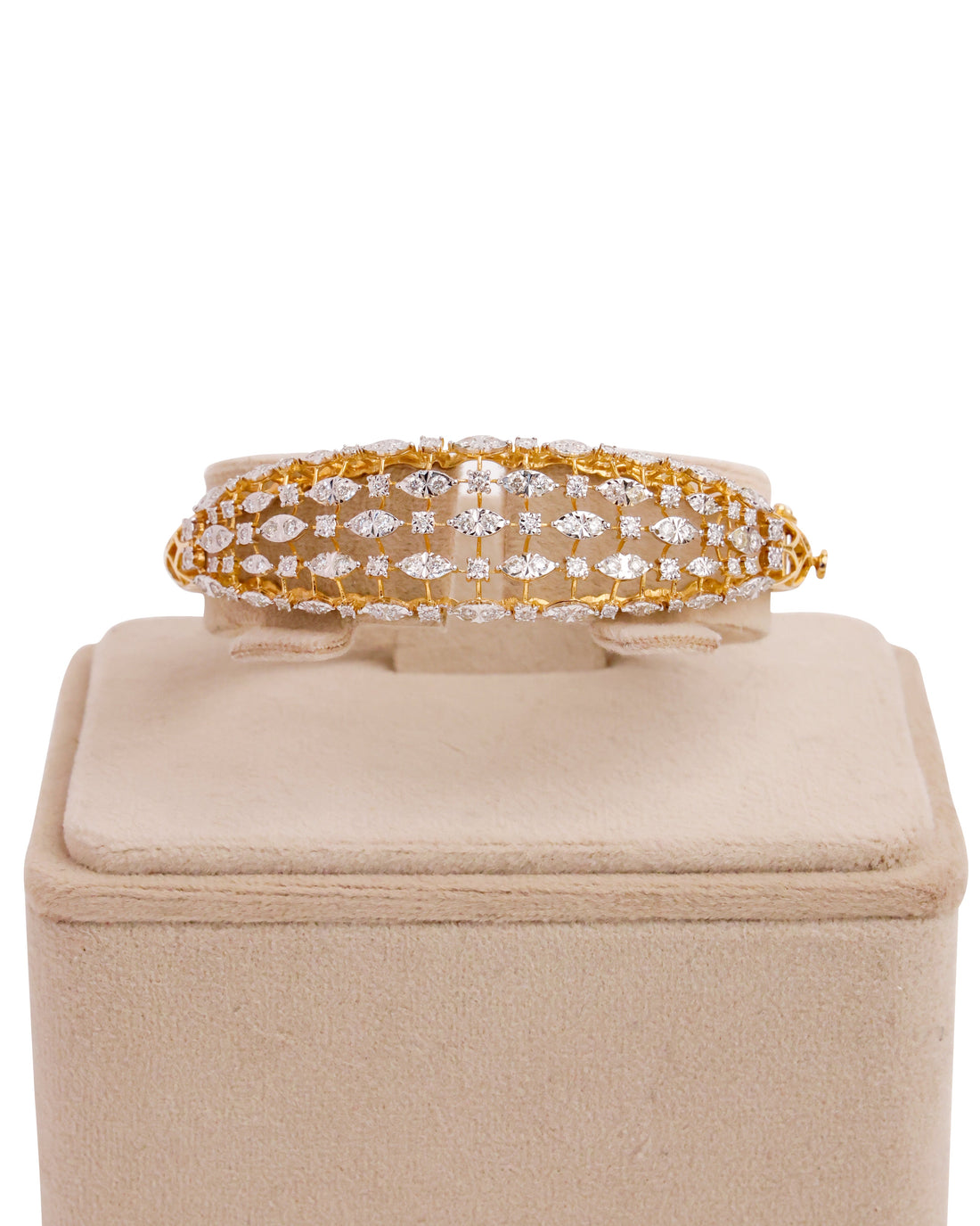 Gold Diamond Bangle