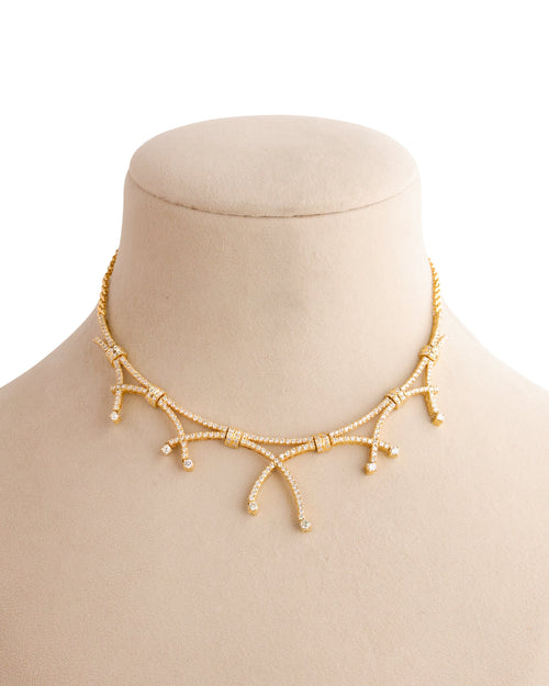Gold Diamond Necklace