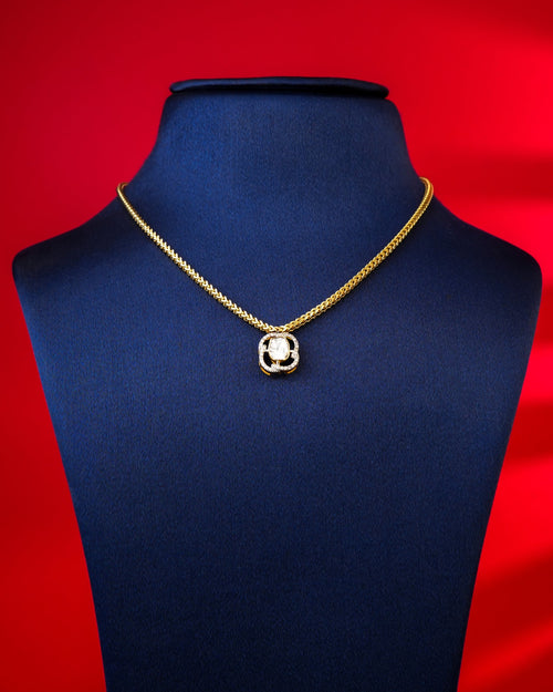Arifa Polki And Diamond Pendant