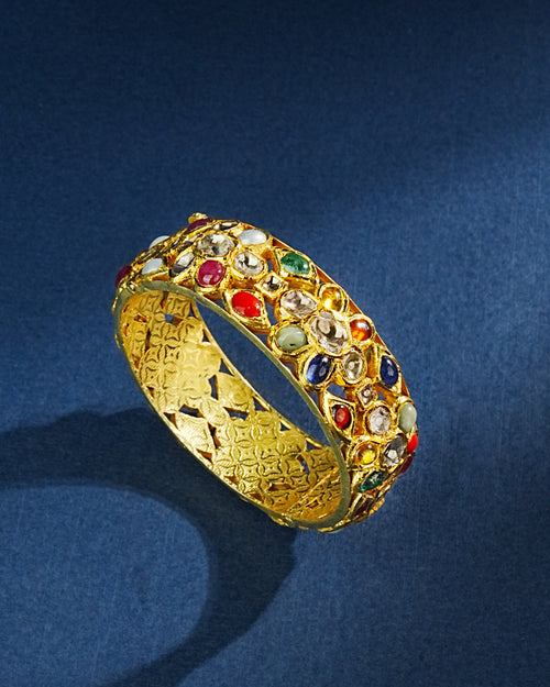 Sage Polki Bangle