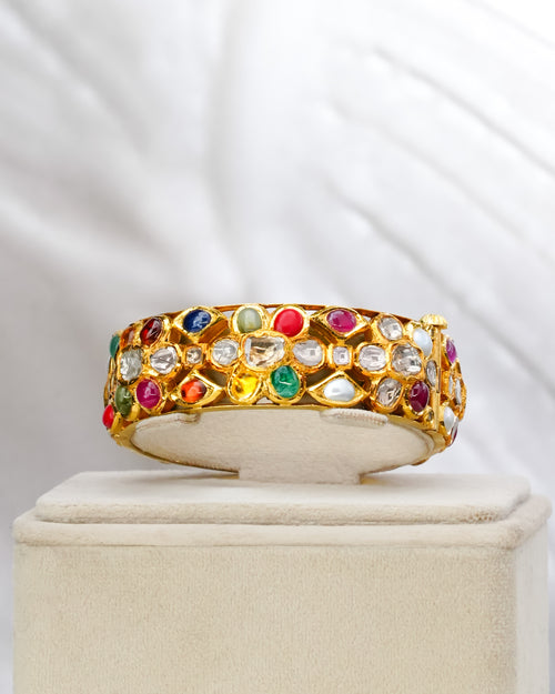 Sage Polki Bangle