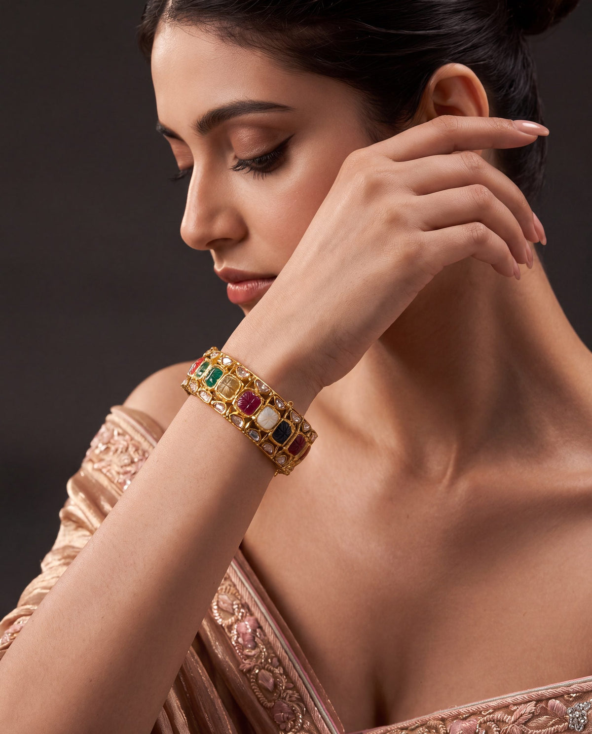 Aasma Jadau Polki Bangle