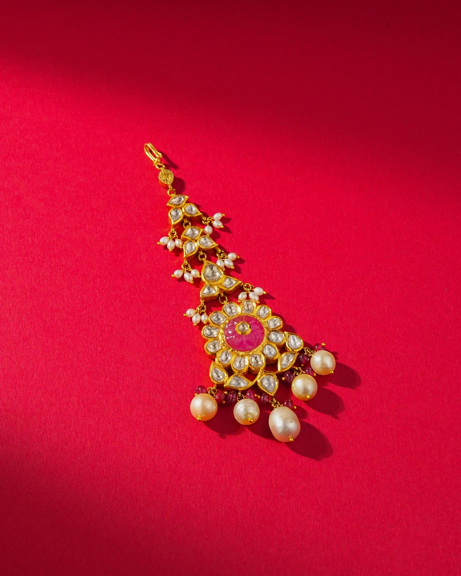 Saniya Jadau Polki Maangtika