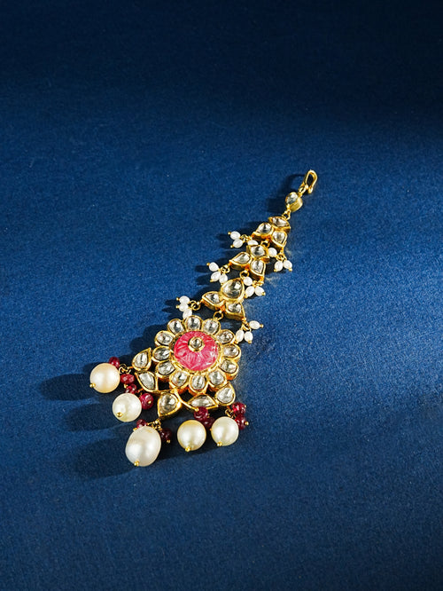 Saniya Jadau Polki Maangtika