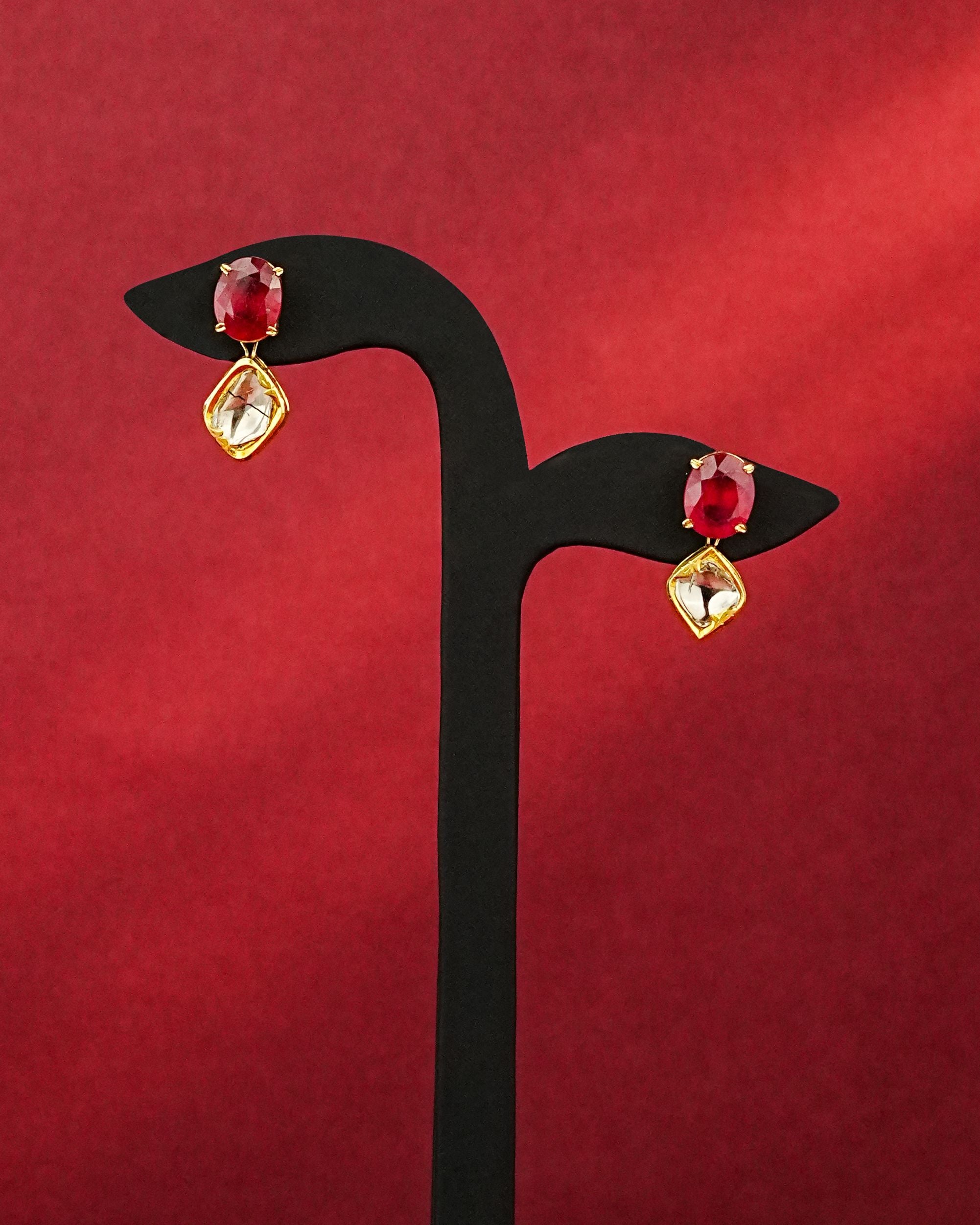 Janny Polki Long Earrings