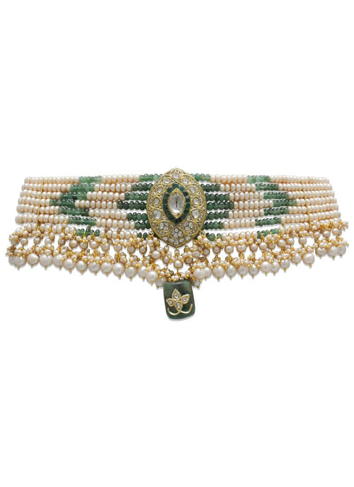Lea Polki Bead Choker