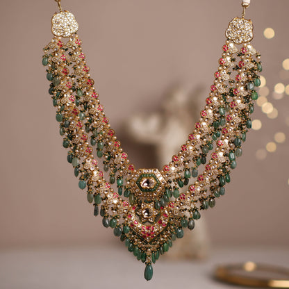 Kusuma Polki Long Necklace