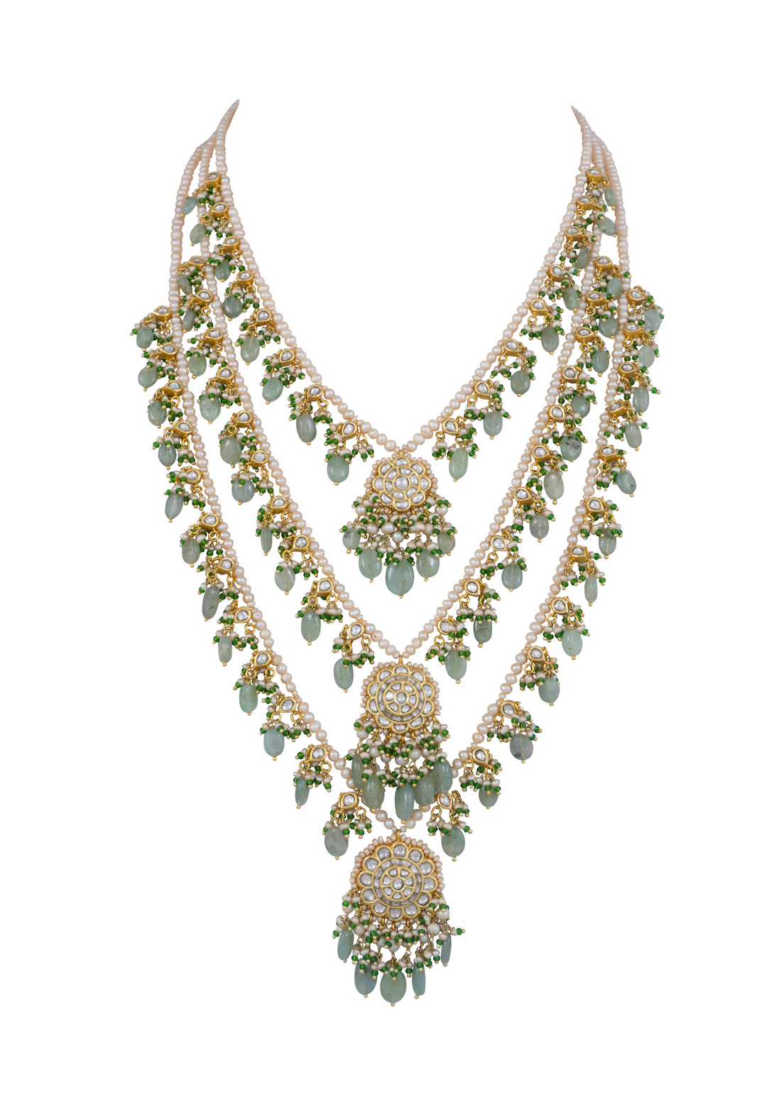 Purve Bridal Polki Set