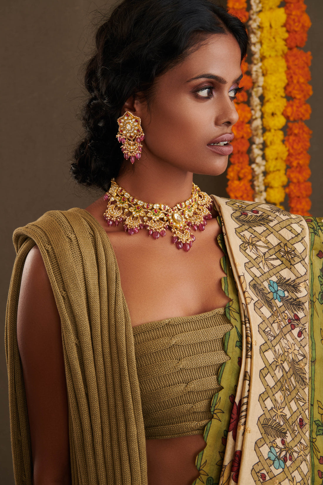 Jeana Polki Long Necklace