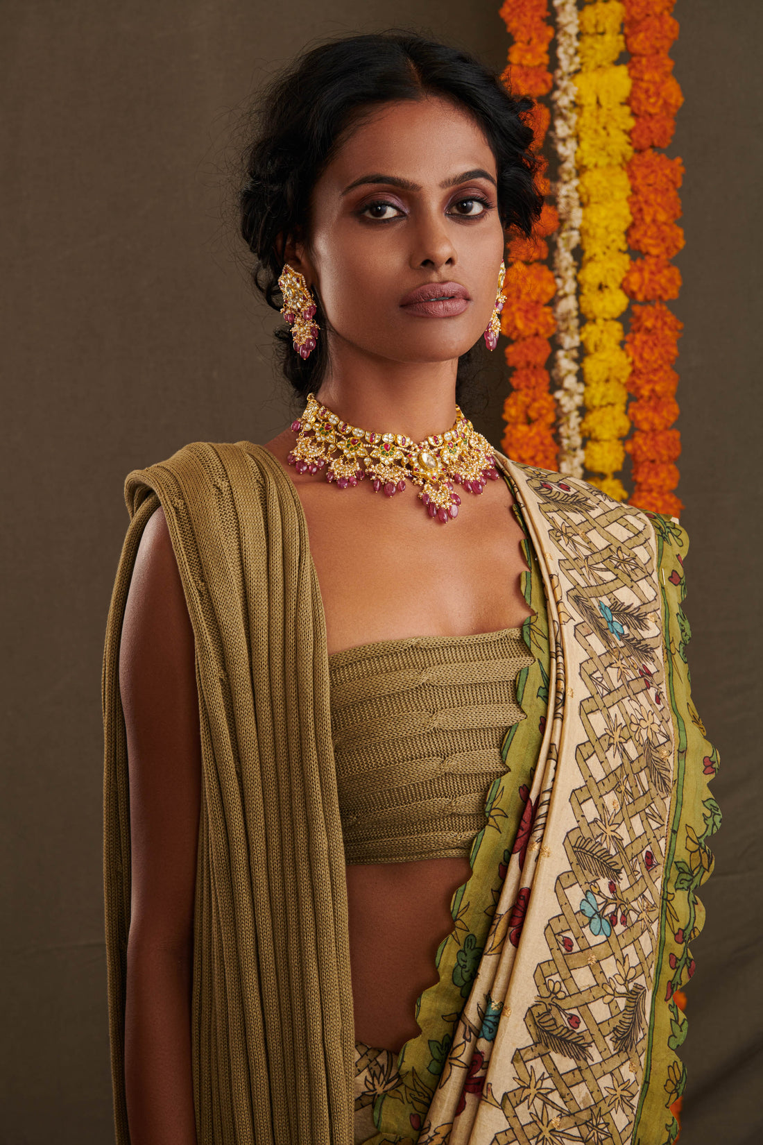 Jeana Polki Long Necklace