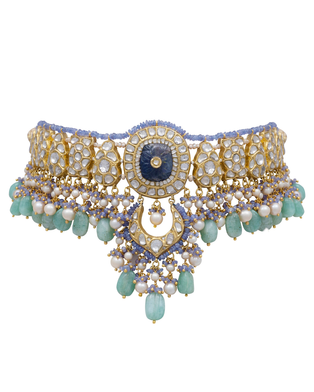 Purve Bridal Polki Set