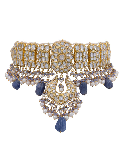 Aliza Choker And Kamath Chandbalis Polki Set