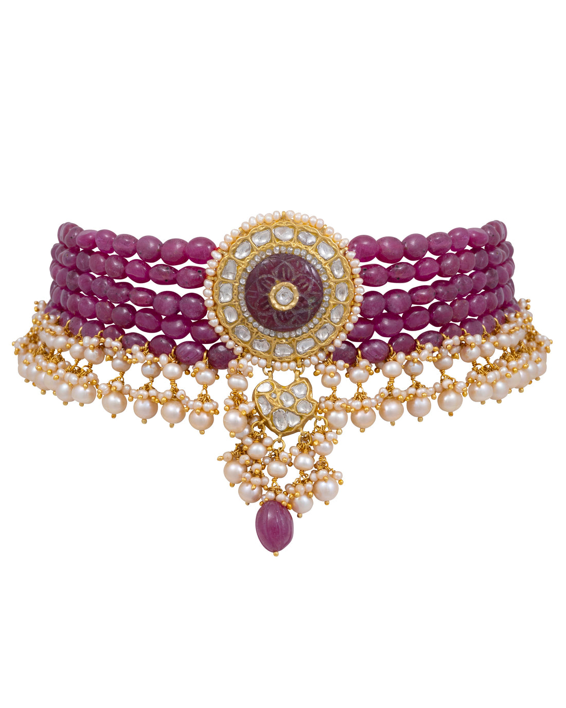 Yesha Polki Bead Choker