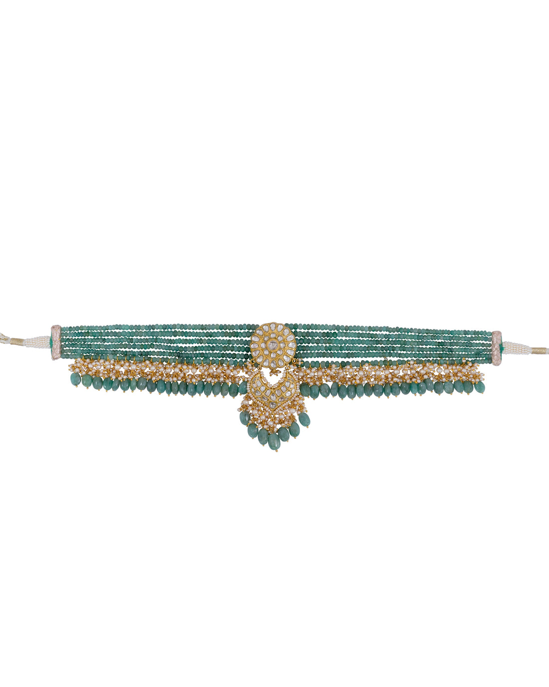 Kalyanika Polki Bead Choker