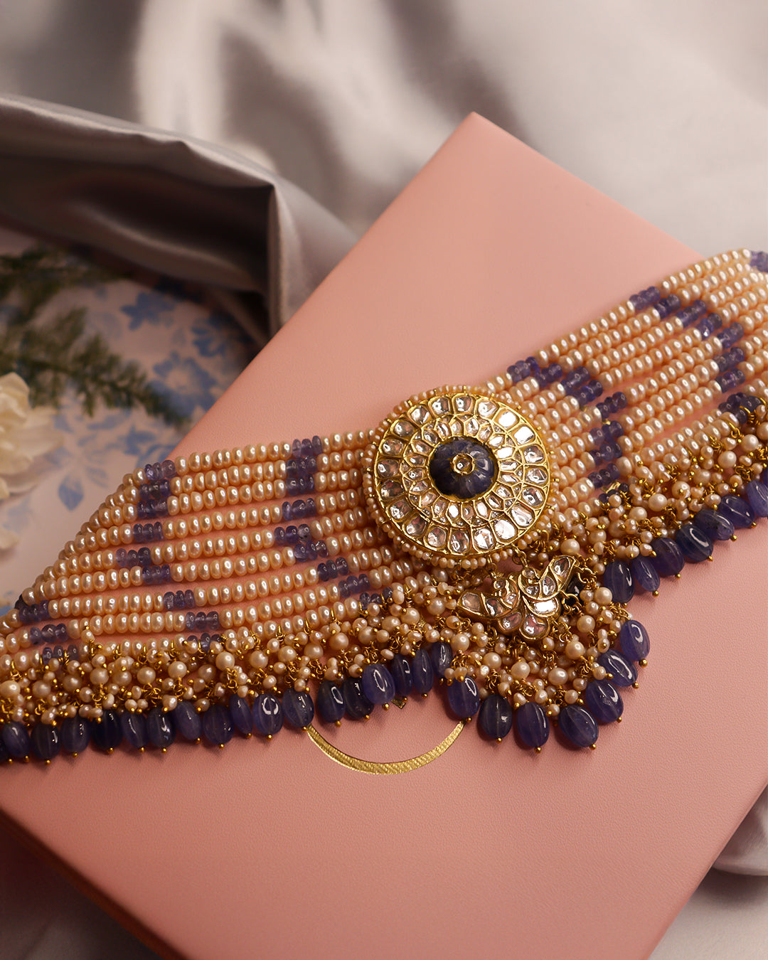 Bree Polki Bead Choker