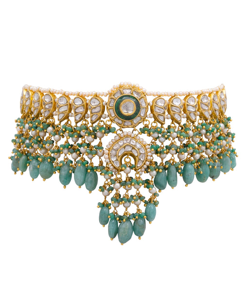Sonam Choker and Dinisha Chandbalis Polki Set