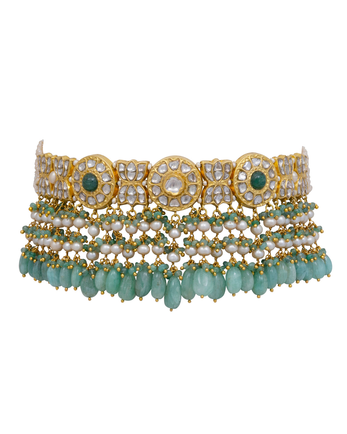 Sinta Choker and Lexy Chandbalis Polki Set