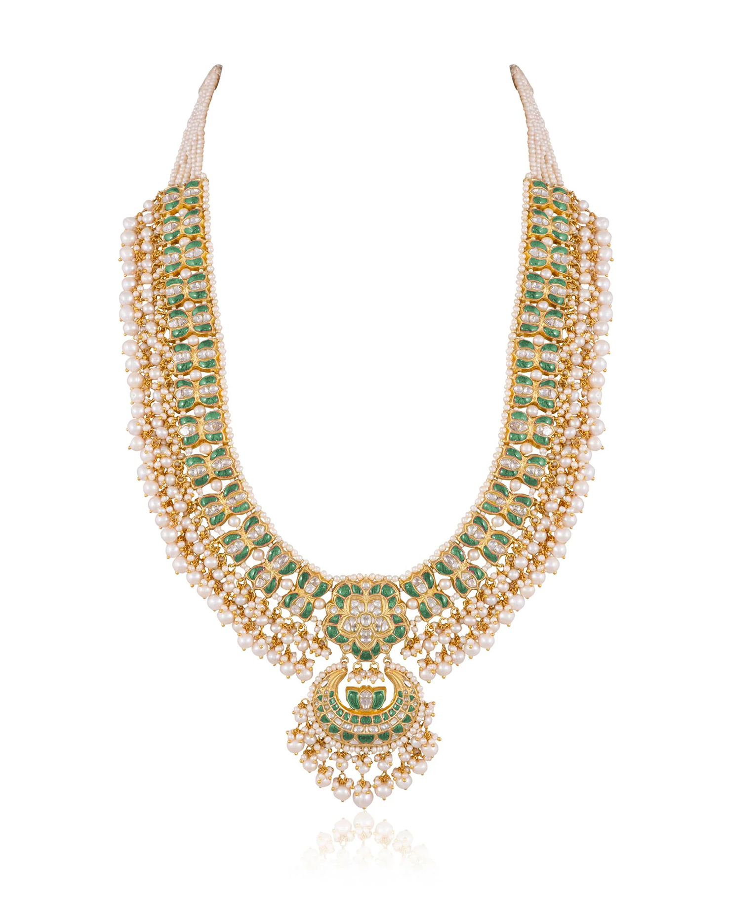 Anshara Polki Long Necklace