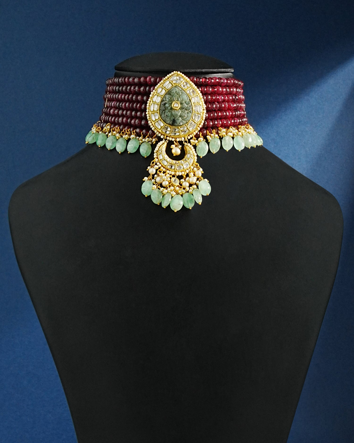 Pelona Polki Bead Choker