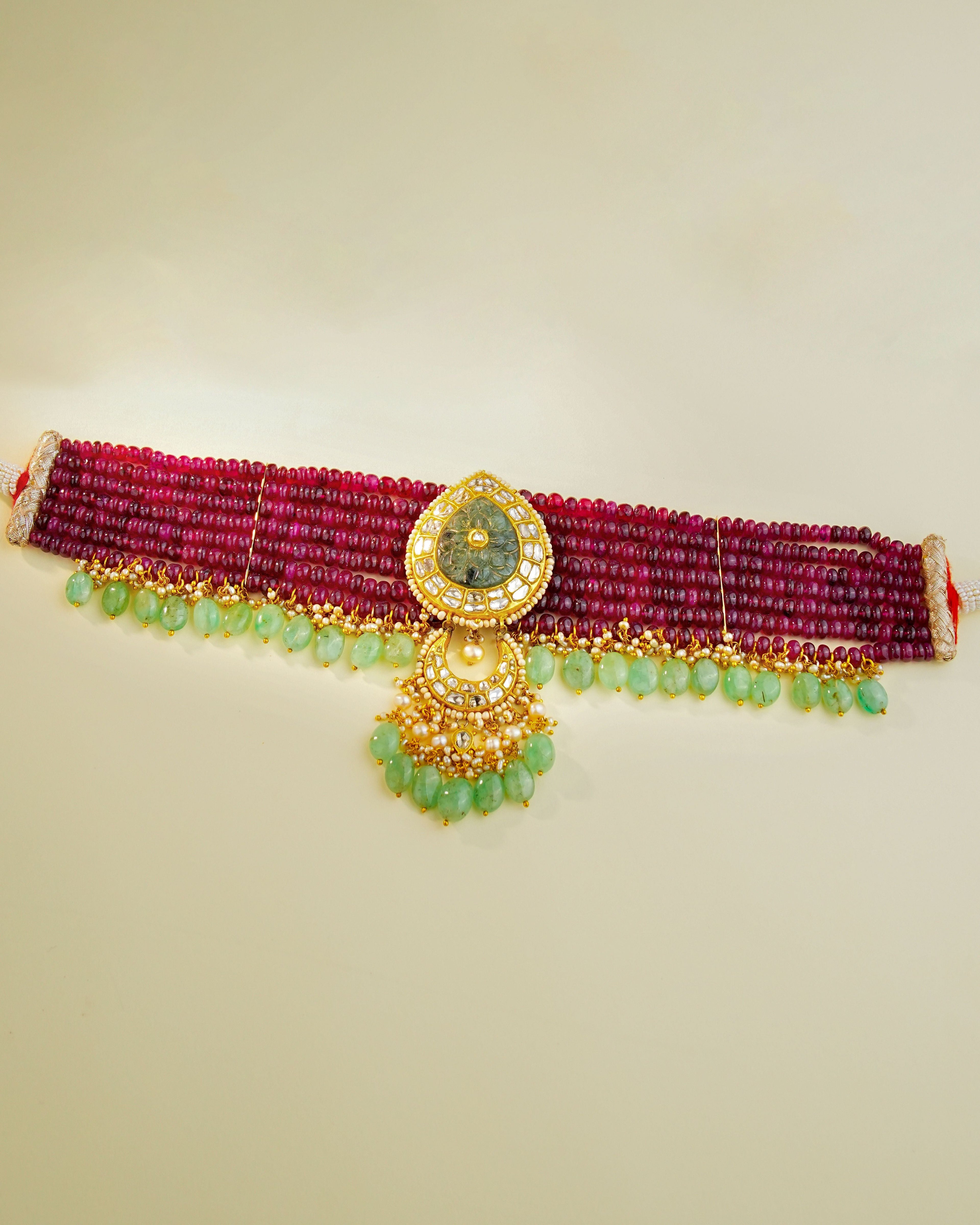 Pelona Polki Bead Choker - NO ORDERS