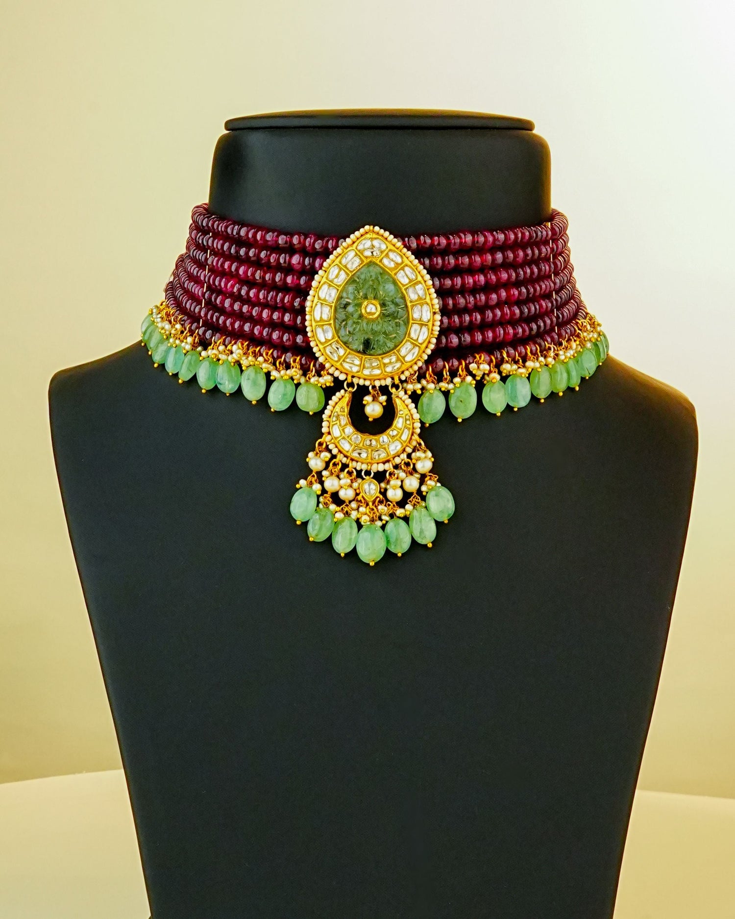 Pelona Polki Bead Choker - NO ORDERS