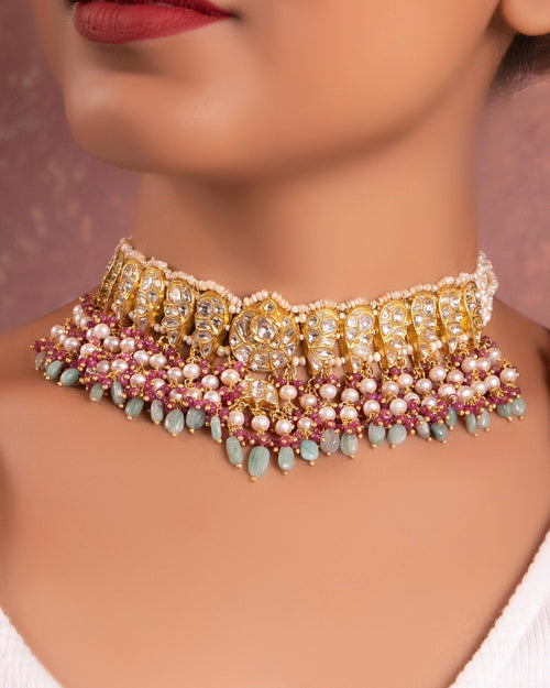 Dhvani Polki Choker