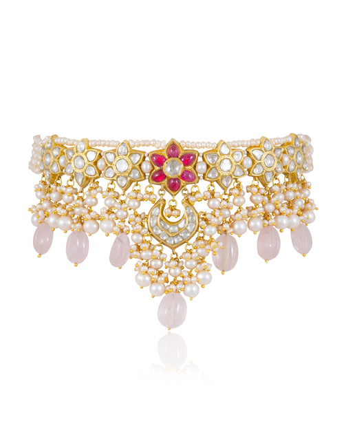 Hayley Choker And Tessa Chandbalis Polki Set
