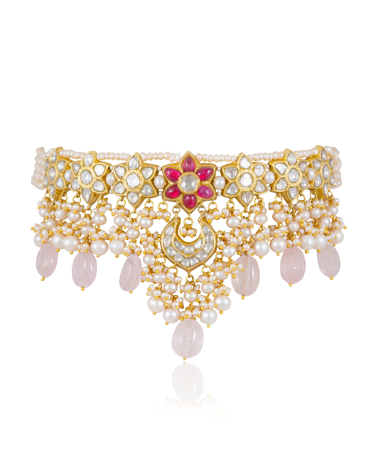 Hayley Choker And Tessa Chandbalis Polki Set