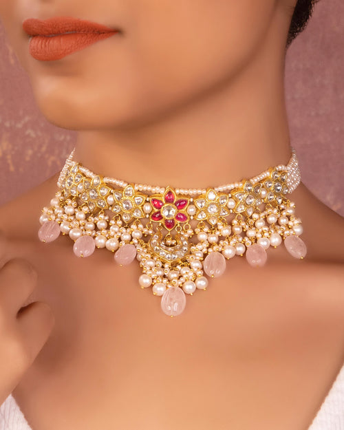 Hayley Choker And Tessa Chandbalis Polki Set