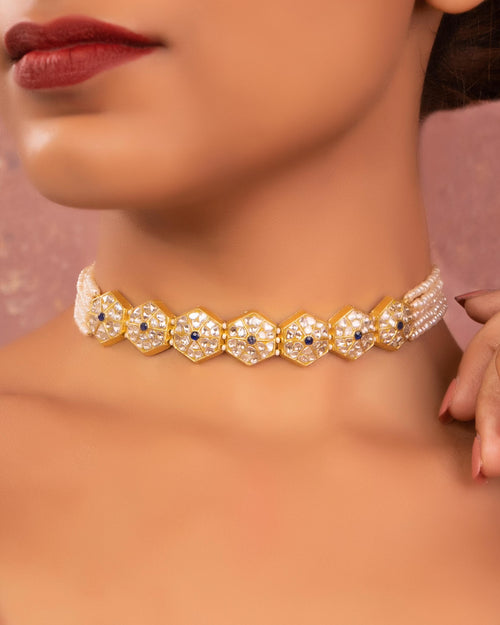 Mr And Mrs Mahi Set - Mahi Bridal Polki  Set