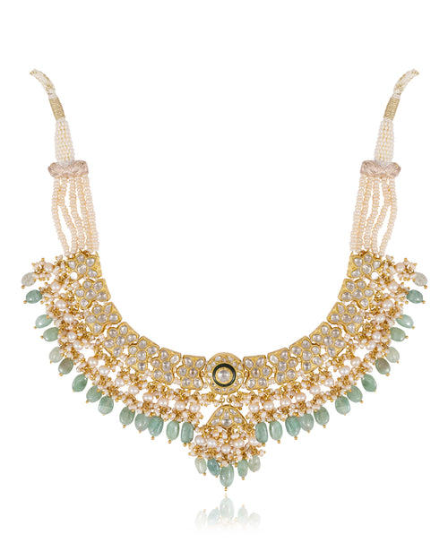 Mr And Mrs Mahi Set - Mahi Bridal Polki  Set