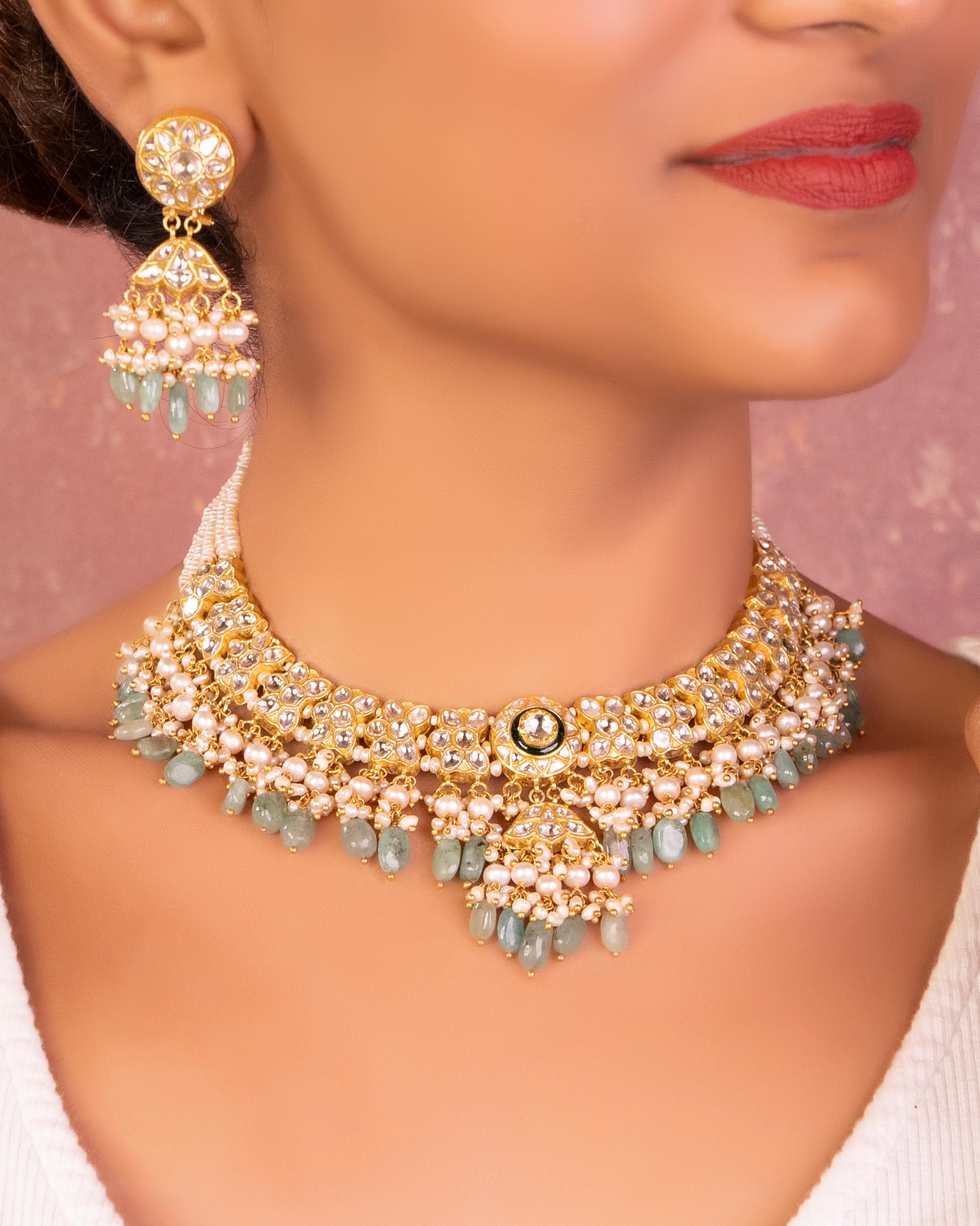 Tapsee Polki Necklace