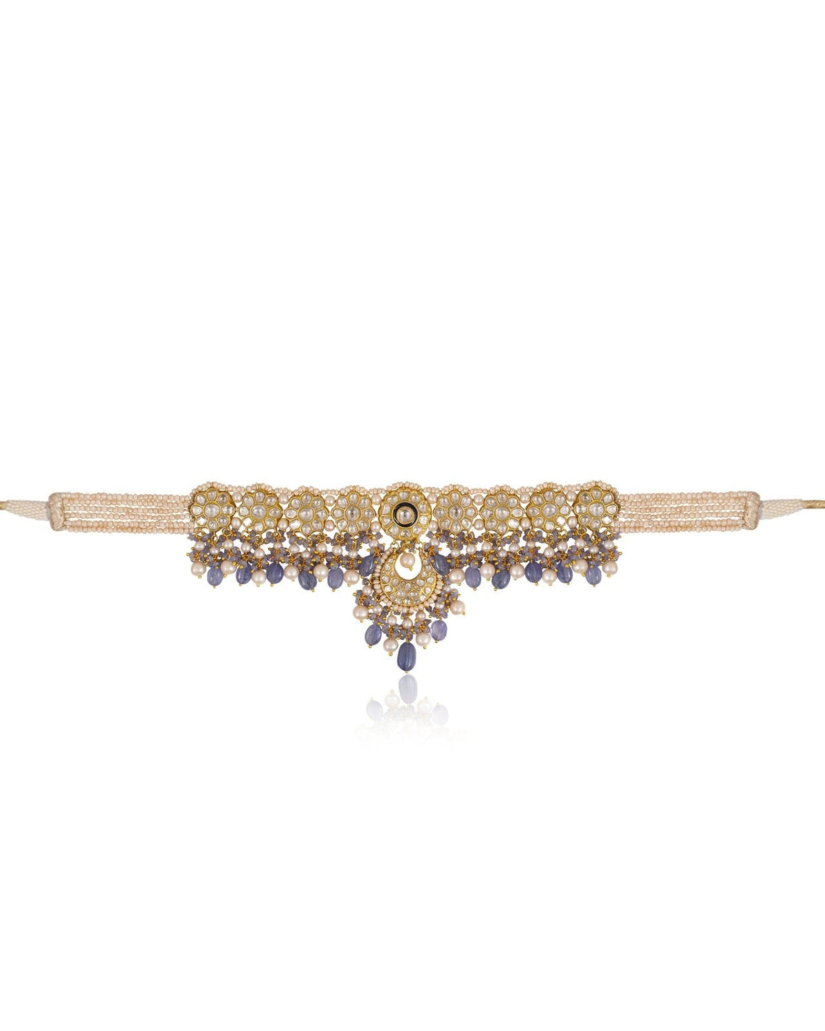 Nitanshi Choker And Parinita Chandbalis Polki Set