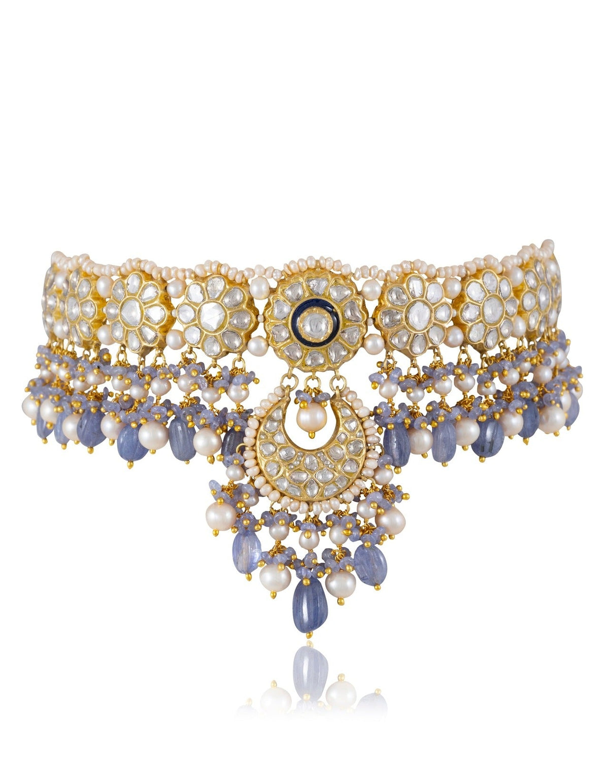 Nitanshi Choker And Parinita Chandbalis Polki Set