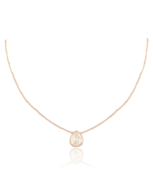 Gurleen Polki And Diamond Pendant