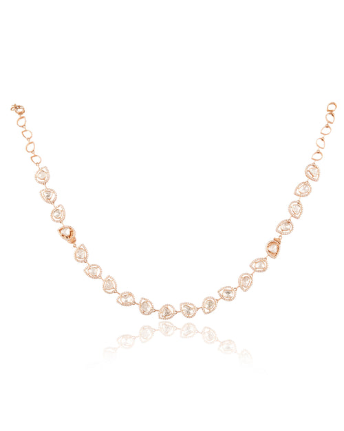 Preeti Polki And Diamond Necklace